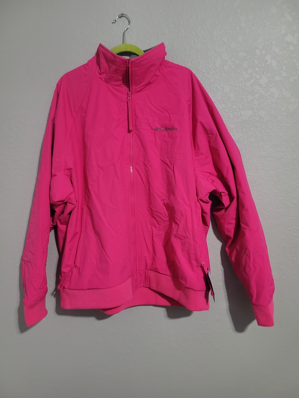 Columbia Castle Pines EXS Jacket Mens XXL Hot Pink Neon NWT $100 Retail